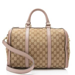 Gucci GG Canvas Joy Medium Boston Bag